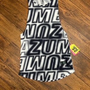 Zumba Fitness Black and White Tank Top